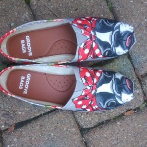 Boston terrier slip on shoes